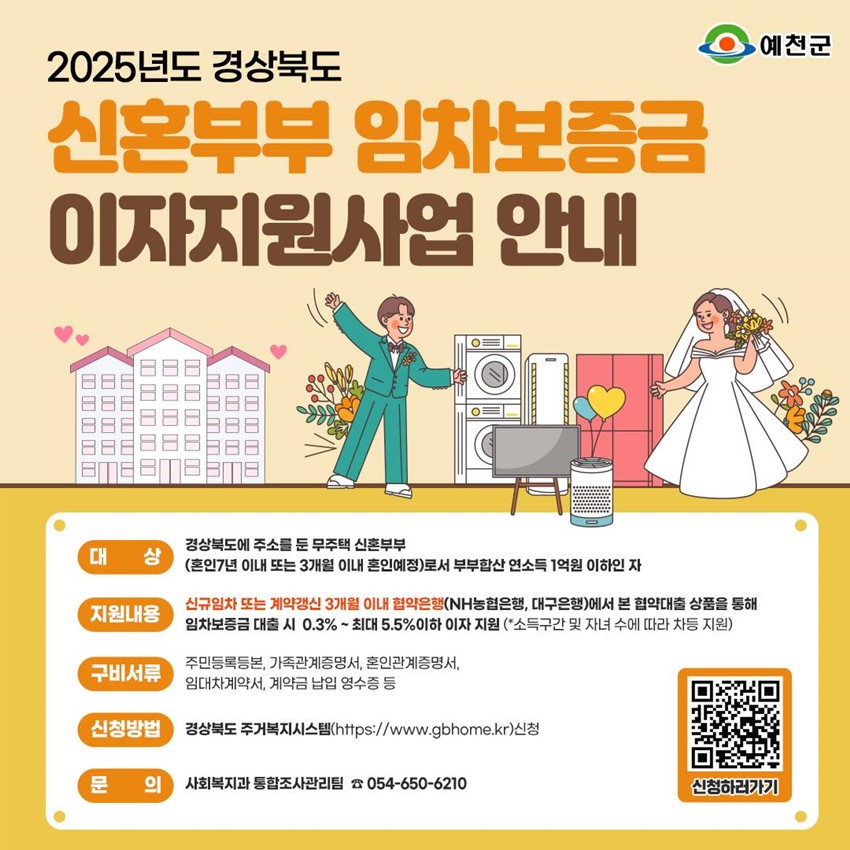 1.2025년도 신혼부부 임차보증금 이자지원사업 안내